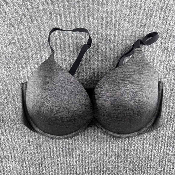 Adore Me Other - Adore Me True Black Gray Bra 36DD Underwire Padded